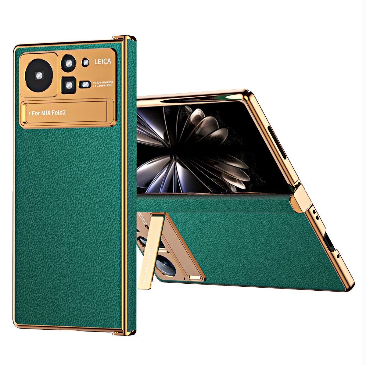 Für Xiaomi Mix Fold 2 5g Scharnierschutz PU Leder Beschichtete PC -telefonhülle Elektroplierendes Rahmen Design Kickstand -schutzabdeckung - Grün, Xiaomi Mix Fold 2 5G
Für Xiaomi Mix Fold 2 5g Scharnierschutz PU Leder Beschichtete PC -telefonhülle Elektroplierendes Rahmen Design Kickstand -schutzabdeckung - Grün, Xiaomi Mix Fold 2 5G