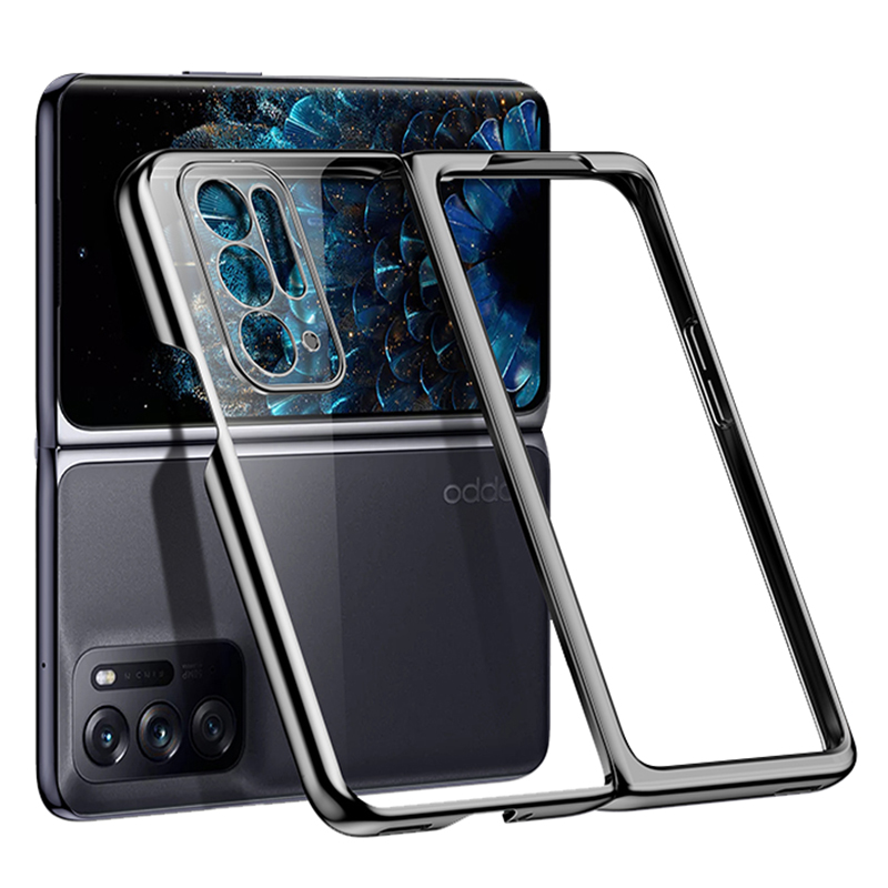 Crystal Clear Phone Hülle Für Oppo Finden Sie N Schockdopfer Hartpc-hülle Anti-drop-elektroplatten-telefonabdeckung - Schwarz, Oppo Find N
Crystal Clear Phone Hülle Für Oppo Finden Sie N Schockdopfer Hartpc-hülle Anti-drop-elektroplatten-telefonabdeckung - Schwarz, Oppo Find N