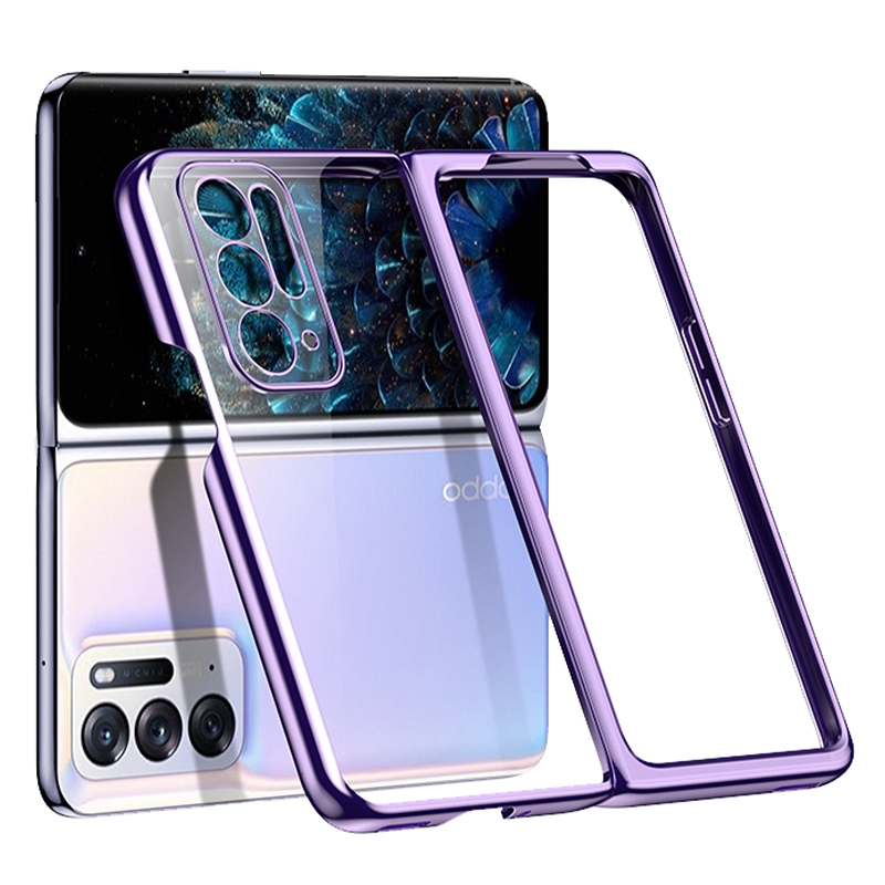 Crystal Clear Phone Hülle Für Oppo Finden Sie N Schockdopfer Hartpc-hülle Anti-drop-elektroplatten-telefonabdeckung - Violett, Oppo Find N
Crystal Clear Phone Hülle Für Oppo Finden Sie N Schockdopfer Hartpc-hülle Anti-drop-elektroplatten-telefonabdeckung - Violett, Oppo Find N
