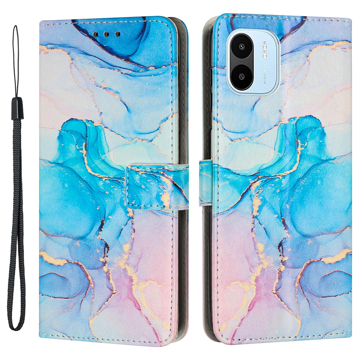 Für Xiaomi Redmi A1 4G Marmormuster Druckphase PU Leder-ständer Brieftasche Drop-sof-abdeckung - Rosa / Grün, Xiaomi Redmi A2 4G
Für Xiaomi Redmi A1 4G Marmormuster Druckphase PU Leder-ständer Brieftasche Drop-sof-abdeckung - Rosa / Grün, Xiaomi Redmi A2 4G