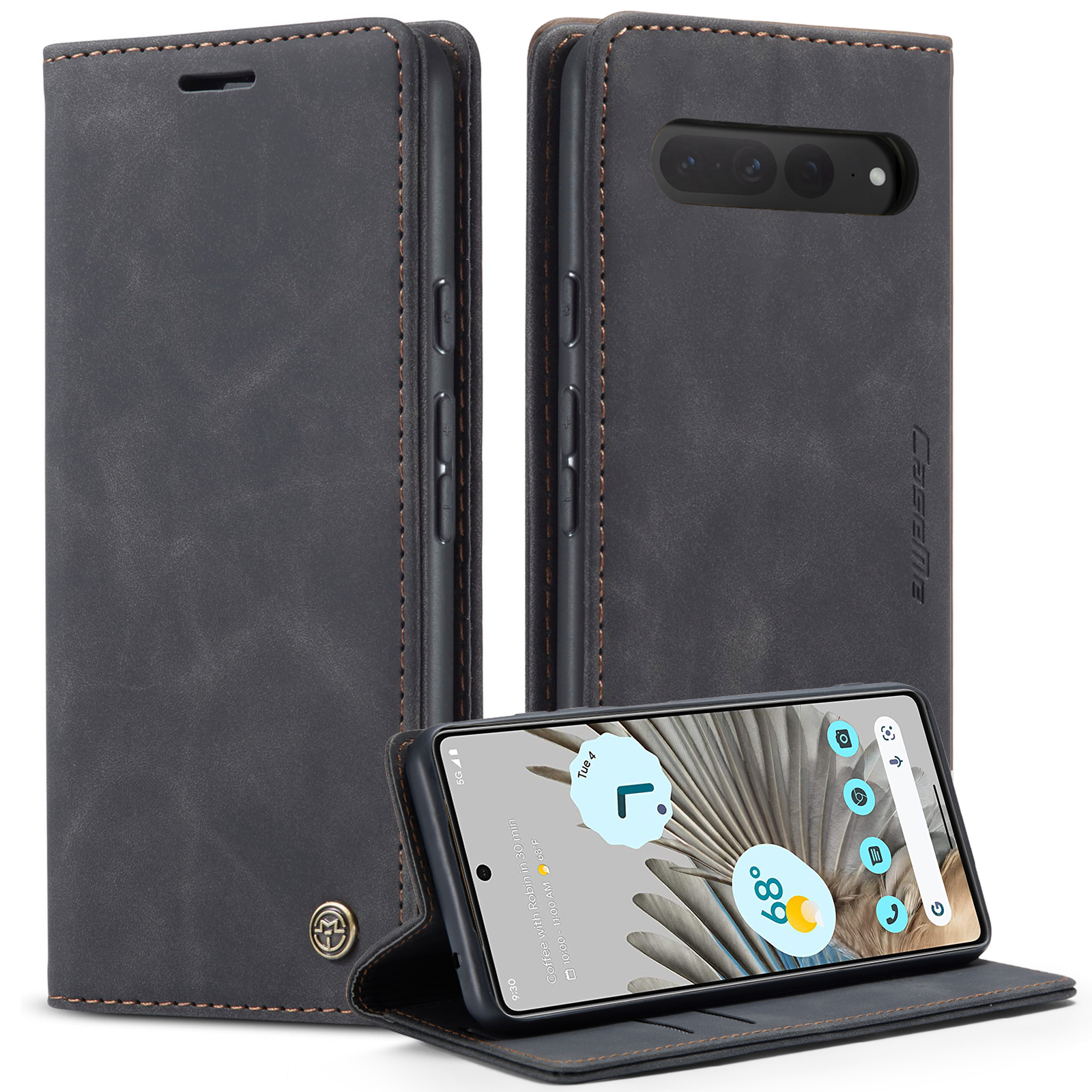 Caseme 013-serie Für Google Pixel 7 Pro 5G Full Protection Phone Hülle PU Leder Flip Wallet Wallet Ständer Magnetische Automatische Absorbemanerschale - Schwarz, Google Pixel 7 Pro 5G
Caseme 013-serie Für Google Pixel 7 Pro 5G Full Protection Phone Hülle PU Leder Flip Wallet Wallet Ständer Magnetische Automatische Absorbemanerschale - Schwarz, Google Pixel 7 Pro 5G