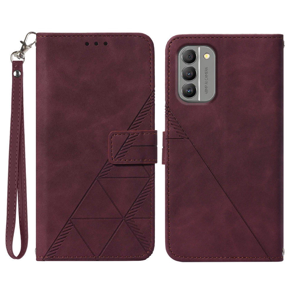 Yb-spreng-serie-1-brieftaschenhülle Für Nokia G400 5G Eingeprägte Linien PU Lederstand Hülle Business Protective Cover Mit Handgurt - Weinrot, Nokia G400 5G
Yb-spreng-serie-1-brieftaschenhülle Für Nokia G400 5G Eingeprägte Linien PU Lederstand Hülle Business Protective Cover Mit Handgurt - Weinrot, Nokia G400 5G