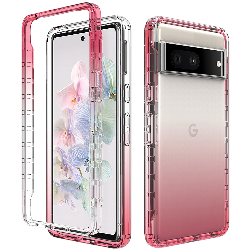 Für Google Pixel 7 5G Stylish Gradient Color Phone Case Crystal Clear Soft TPU + Hard PC Hybrid Cover - Gradient Rot, Google Pixel 7 5G
Für Google Pixel 7 5G Stylish Gradient Color Phone Case Crystal Clear Soft TPU + Hard PC Hybrid Cover - Gradient Rot, Google Pixel 7 5G
