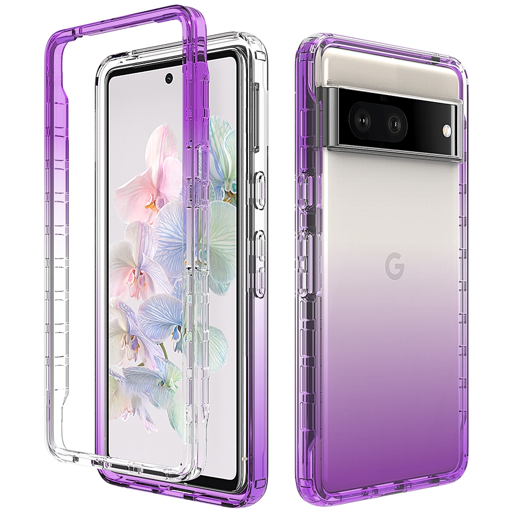 Für Google Pixel 7 5G Stylish Gradient Color Phone Case Crystal Clear Soft TPU + Hard PC Hybrid Cover - Gradientenviolett, Google Pixel 7 5G
Für Google Pixel 7 5G Stylish Gradient Color Phone Case Crystal Clear Soft TPU + Hard PC Hybrid Cover - Gradientenviolett, Google Pixel 7 5G