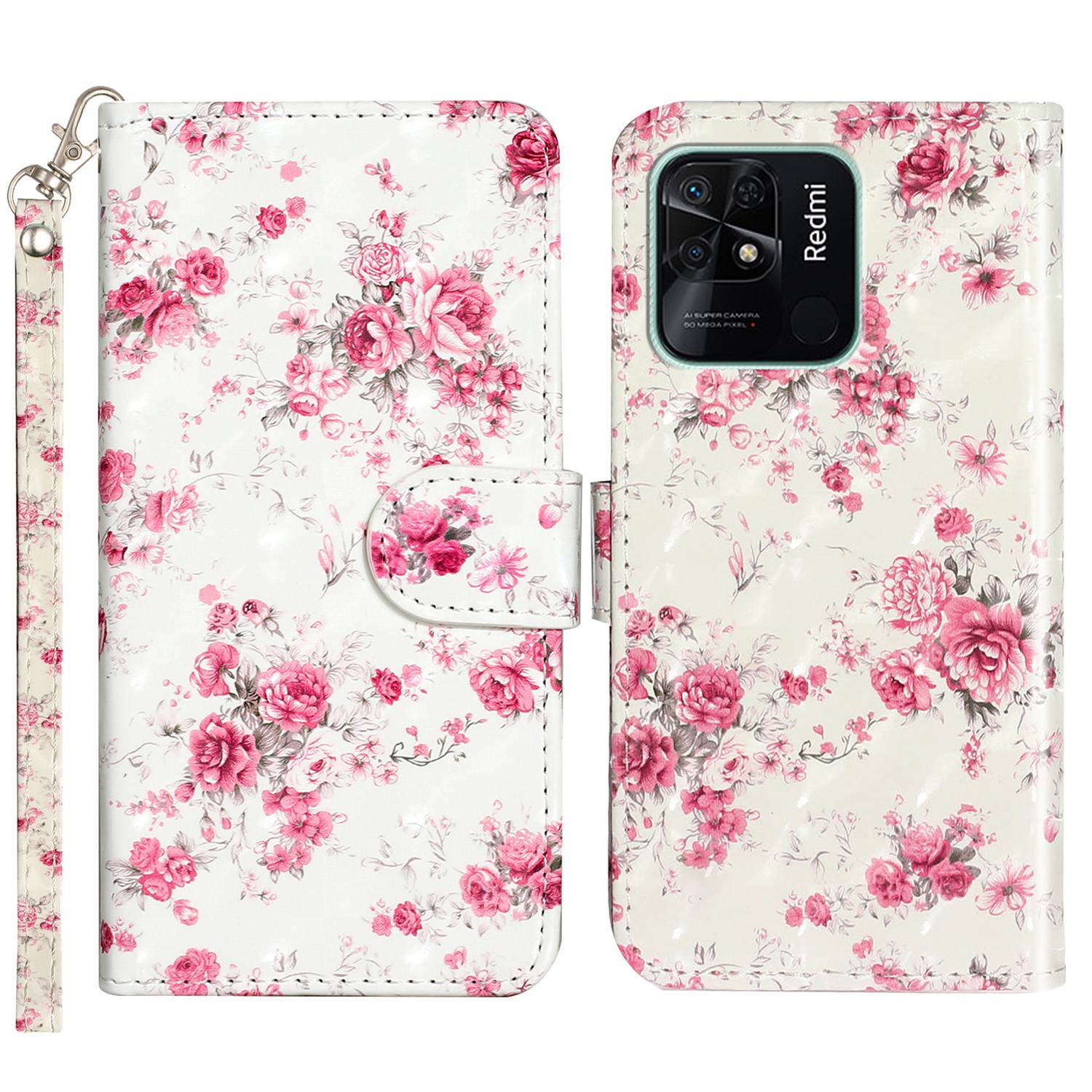 Für Xiaomi Redmi 10C 4G PU Leder Brieftasche Flip Cover Ständer Verfügt Über 3D -muster Druckmagnetverschluss Foliar -telefonhülle Mit Riemen - Rosen, Xiaomi Redmi 10C 4G
Für Xiaomi Redmi 10C 4G PU Leder Brieftasche Flip Cover Ständer Verfügt Über 3D -muster Druckmagnetverschluss Foliar -telefonhülle Mit Riemen - Rosen, Xiaomi Redmi 10C 4G