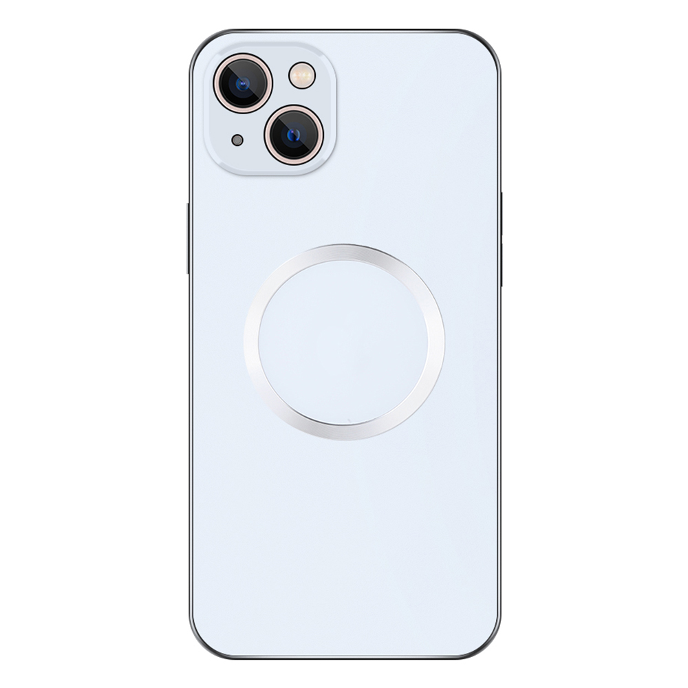 For iPhone 13 6.1 inch Anti-fall Electroplated PC+TPU Cover AG Matte Phone Case Compatible with MagSafe Magnetic Wireless Charging - White, iPhone 13
For iPhone 13 6.1 inch Anti-fall Electroplated PC+TPU Cover AG Matte Phone Case Compatible with MagSafe Magnetic Wireless Charging - White, iPhone 13