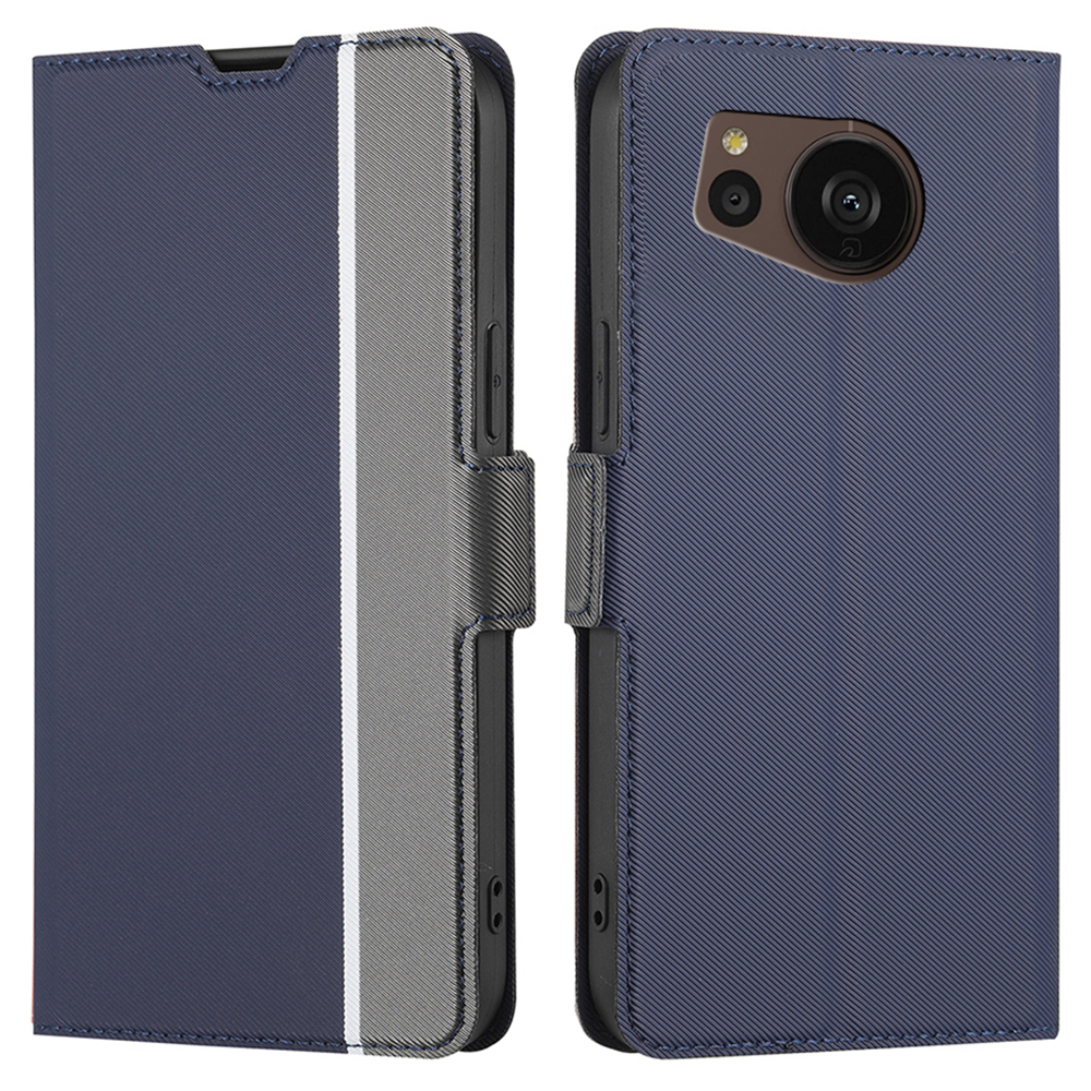 Für Scharfe Aquos Sense 7 Plus Twill Textur Dual Magnet Clasp Phone Deckung Schocksicheres PU Leder Ultra Dünn Flip Cover Mit Kartenhalterständer - Blau, Sharp Aquos Sense 7 Plus
Für Scharfe Aquos Sense 7 Plus Twill Textur Dual Magnet Clasp Phone Deckung Schocksicheres PU Leder Ultra Dünn Flip Cover Mit Kartenhalterständer - Blau, Sharp Aquos Sense 7 Plus