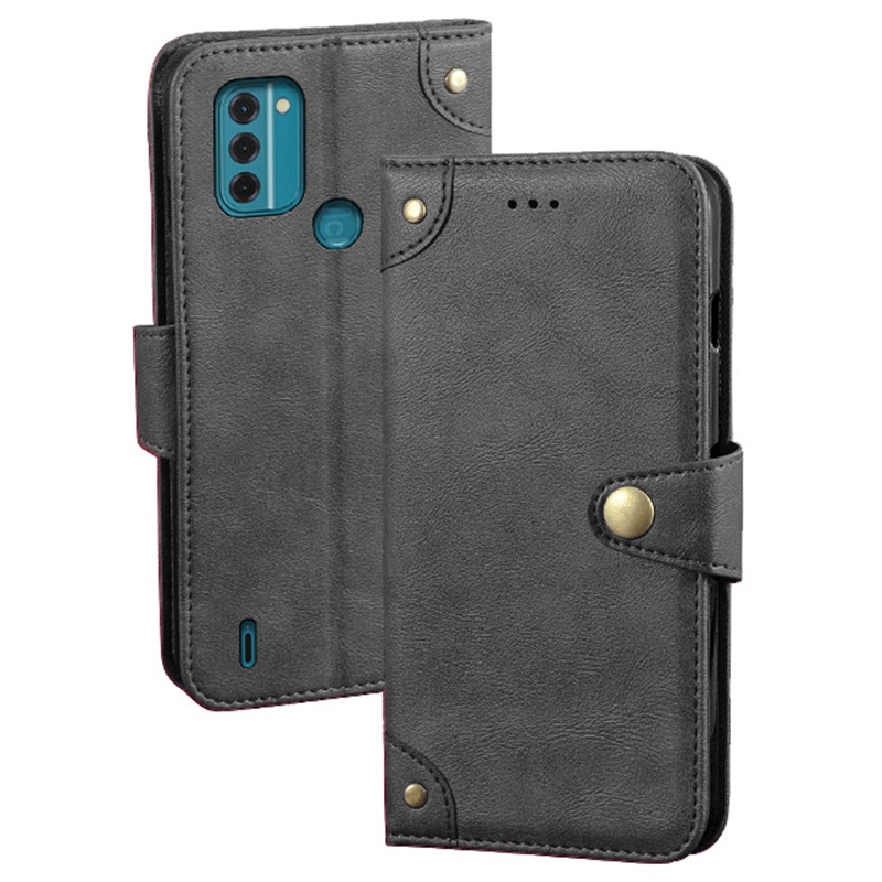 Idewei Für Nokia C31 4G Schutzhülle Feine Textur PU Leder Kratzfestes Flip-brieftaschenabdeckständer - Schwarz, Nokia C31 4G
Idewei Für Nokia C31 4G Schutzhülle Feine Textur PU Leder Kratzfestes Flip-brieftaschenabdeckständer - Schwarz, Nokia C31 4G