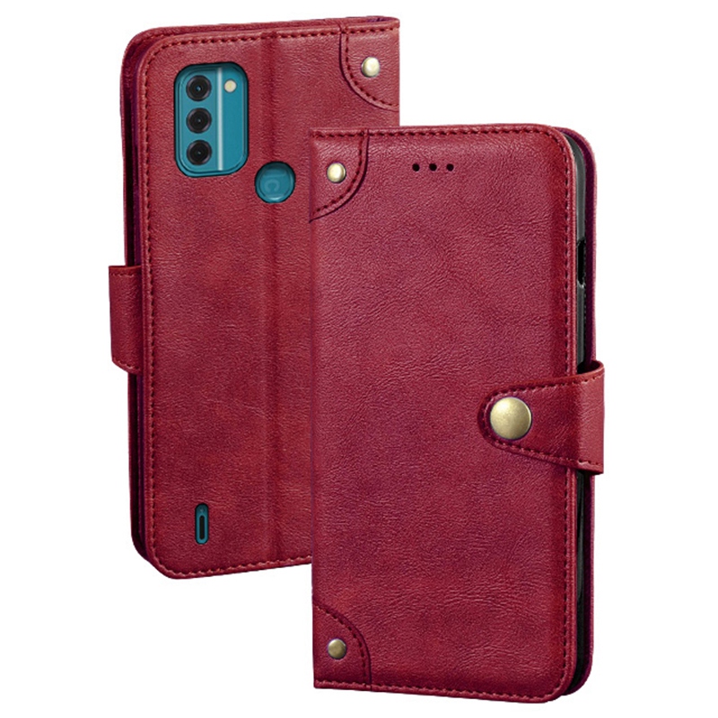 Idewei Für Nokia C31 4G Schutzhülle Feine Textur PU Leder Kratzfestes Flip-brieftaschenabdeckständer - Rot, Nokia C31 4G
Idewei Für Nokia C31 4G Schutzhülle Feine Textur PU Leder Kratzfestes Flip-brieftaschenabdeckständer - Rot, Nokia C31 4G