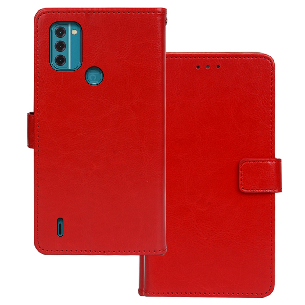 Idewei Für Nokia C31 4G Crazy Horse Textur Wallet Stand Phone Hülle PU Leder Magnetische Verschlussabdeckung - Rot, Nokia C31 4G
Idewei Für Nokia C31 4G Crazy Horse Textur Wallet Stand Phone Hülle PU Leder Magnetische Verschlussabdeckung - Rot, Nokia C31 4G