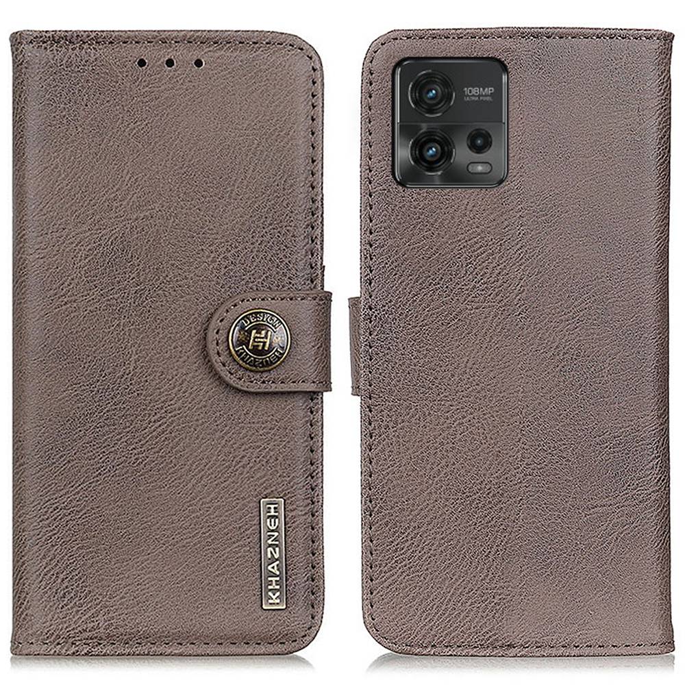 Khazneh Für Motorola Moto G72 4G Kuhlattentextur PU Leder Brieftasche Faltbare Ständer Telefon Drop-sode Shell - Khaki, Motorola Moto G72 4G
Khazneh Für Motorola Moto G72 4G Kuhlattentextur PU Leder Brieftasche Faltbare Ständer Telefon Drop-sode Shell - Khaki, Motorola Moto G72 4G