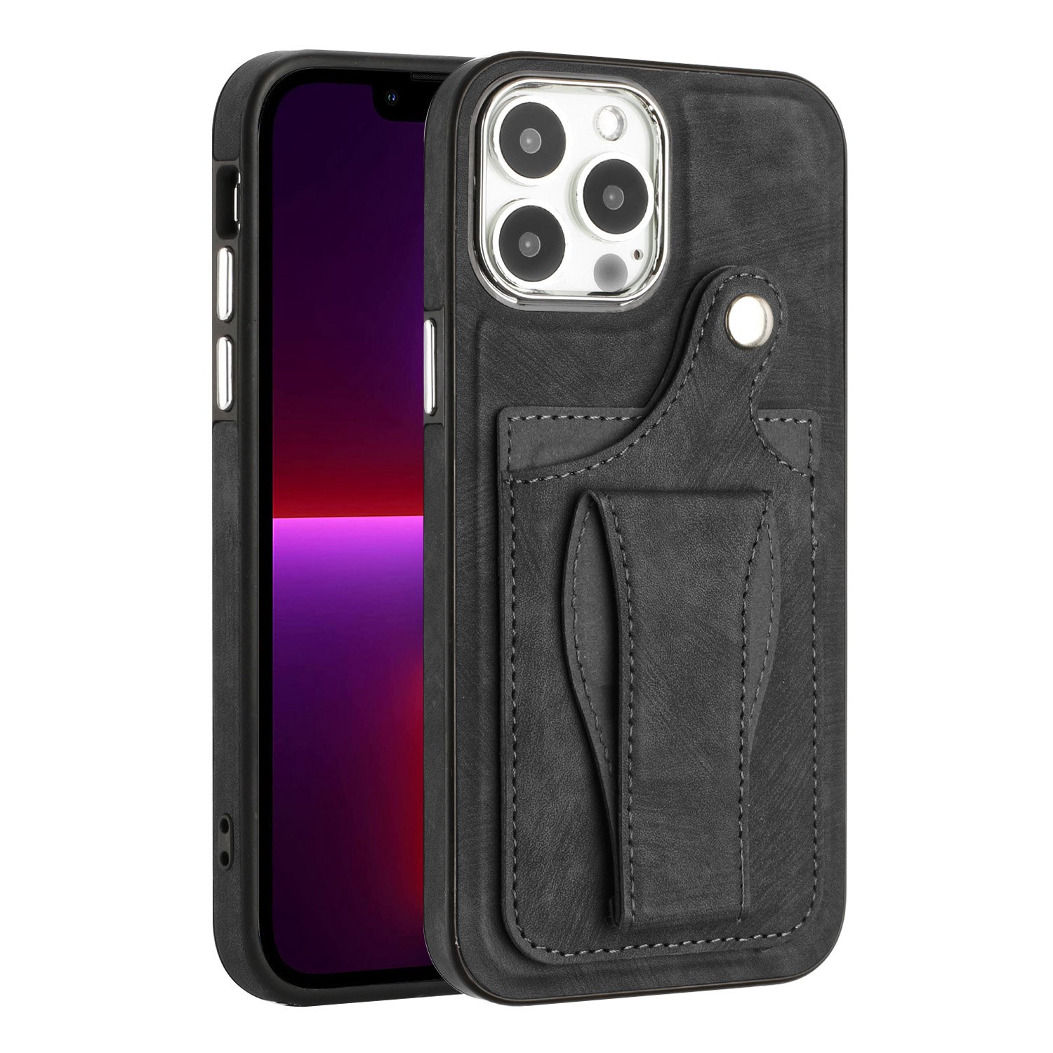 Для Iphone 13 Pro Max 6,7 -дюймовый Ротационный Кик -стенд PU Кожаный Покрытый Кожа - Черный, iPhone 13 Pro Max
Для Iphone 13 Pro Max 6,7 -дюймовый Ротационный Кик -стенд PU Кожаный Покрытый Кожа - Черный, iPhone 13 Pro Max
