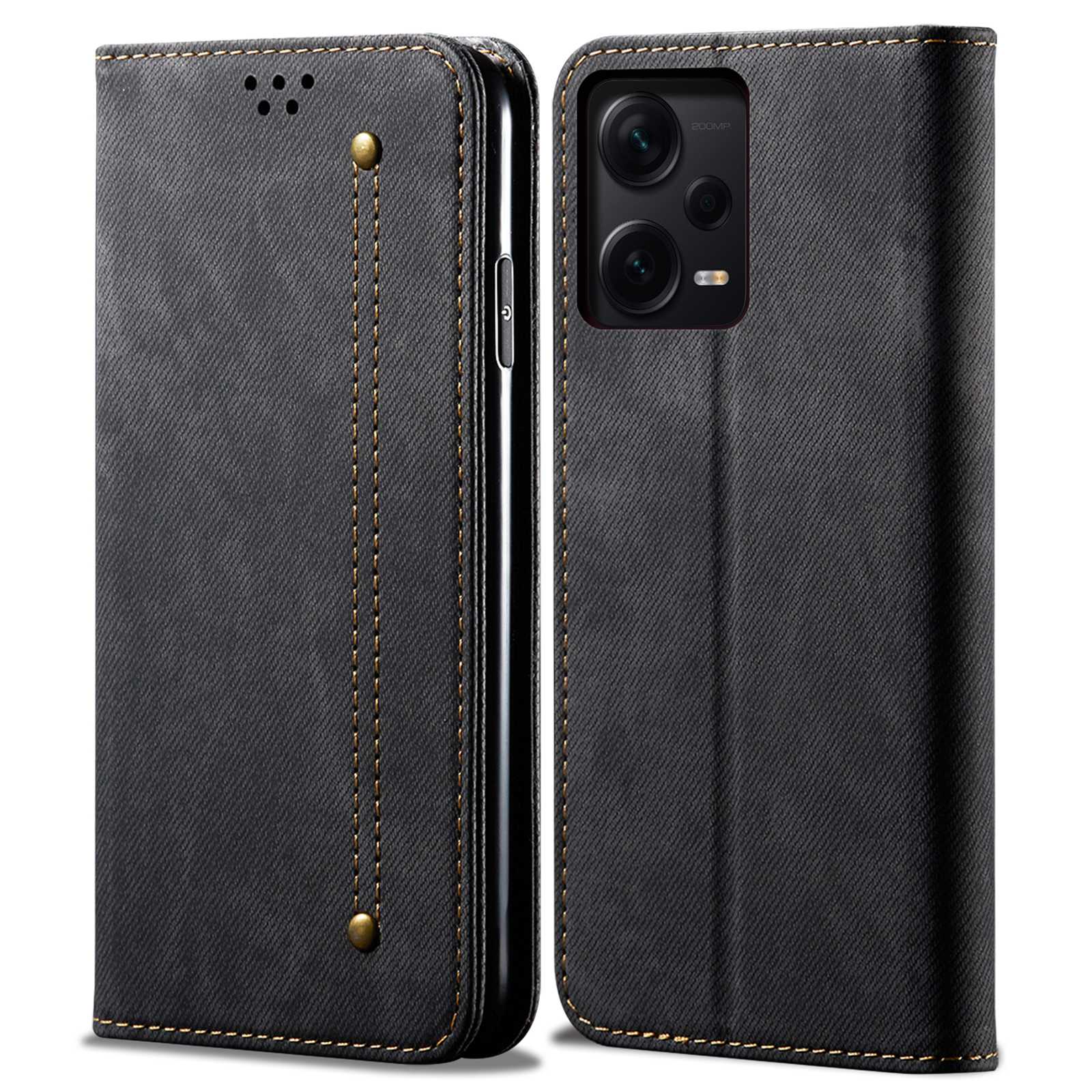 PU Leder Telefonhülle Stand Für Xiaomi Redmi Note 12 Pro+ 5G Jeans Stoff Textur Magnetische Absorption Anti-drogen-flip-brieftasche Abdeckung - Schwarz, Xiaomi Redmi Note 12 Pro+ 5G
PU Leder Telefonhülle Stand Für Xiaomi Redmi Note 12 Pro+ 5G Jeans Stoff Textur Magnetische Absorption Anti-drogen-flip-brieftasche Abdeckung - Schwarz, Xiaomi Redmi Note 12 Pro+ 5G