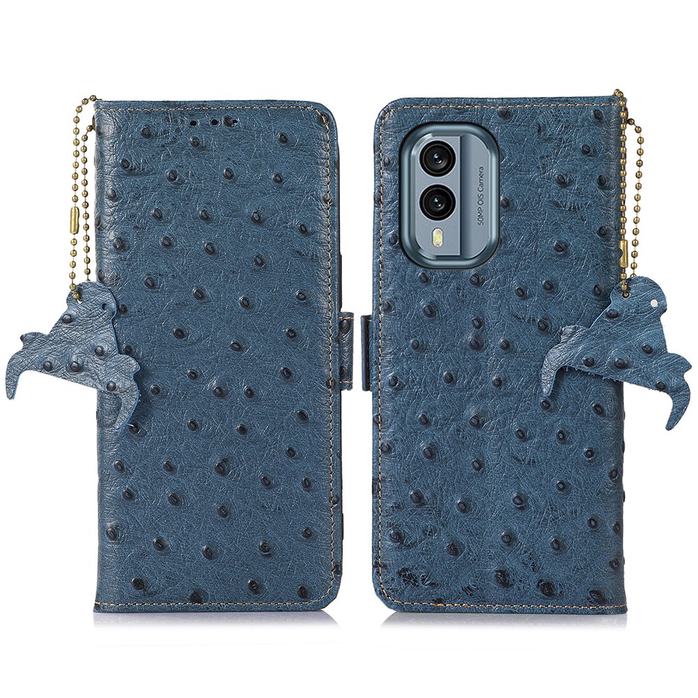 Für Nokia X30 5G Allround Schockfid RFID Blocking Phone Cover Strostrich Muster Echtes Cowhide Leder-stand Wallet Hülle - Blau, Nokia X30 5G
Für Nokia X30 5G Allround Schockfid RFID Blocking Phone Cover Strostrich Muster Echtes Cowhide Leder-stand Wallet Hülle - Blau, Nokia X30 5G