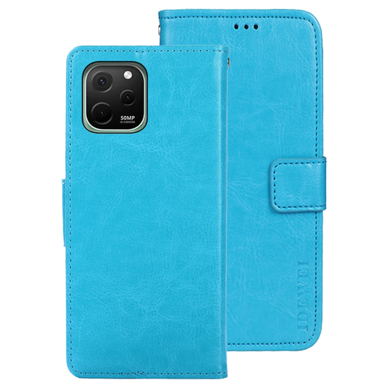 Idewei Für Huawei Nova Y61 4G Schockabsorbierende PU Leder Flip Stand Wallet Wallet Crazy Horse Texture Telefon Schutzhülle - Himmelblau, Huawei nova Y61 4G
Idewei Für Huawei Nova Y61 4G Schockabsorbierende PU Leder Flip Stand Wallet Wallet Crazy Horse Texture Telefon Schutzhülle - Himmelblau, Huawei nova Y61 4G