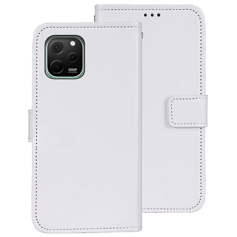 Idewei Für Huawei Nova Y61 4G Schockabsorbierende PU Leder Flip Stand Wallet Wallet Crazy Horse Texture Telefon Schutzhülle - Weiß, Huawei nova Y61 4G
Idewei Für Huawei Nova Y61 4G Schockabsorbierende PU Leder Flip Stand Wallet Wallet Crazy Horse Texture Telefon Schutzhülle - Weiß, Huawei nova Y61 4G