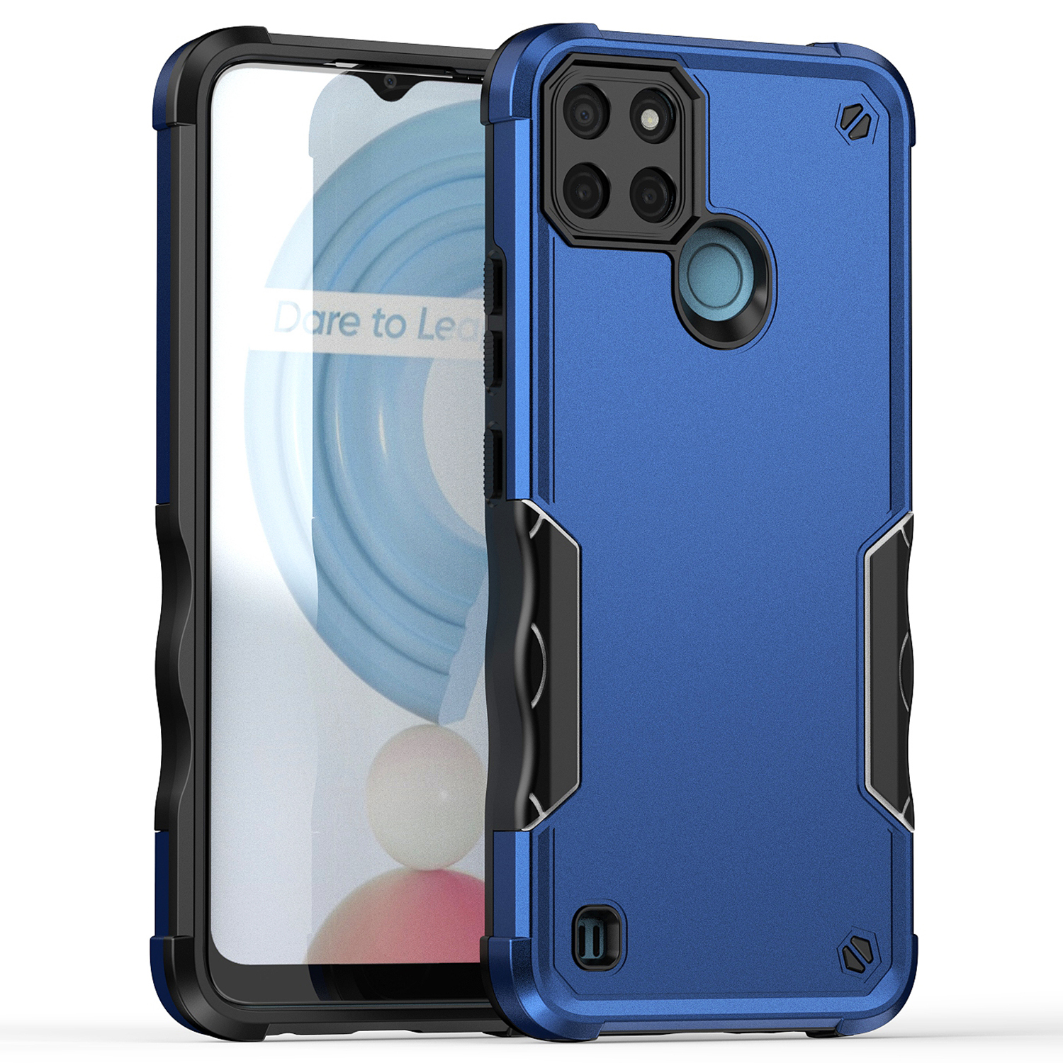 Für Realme C21Y / C25Y Protective Case Anti-fall-pc-rücken + Weiche Tpu-stoßdichtung - Blau, Realme C21Y
Für Realme C21Y / C25Y Protective Case Anti-fall-pc-rücken + Weiche Tpu-stoßdichtung - Blau, Realme C21Y