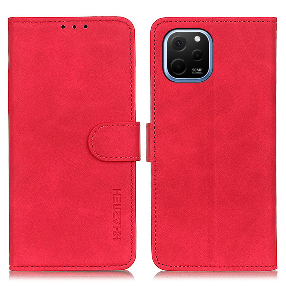 Khazneh Anti-drop-handyabdeckung Für Huawei Nova Y61 4G Retro Textur PU Leder-resistante Telefonhülsenbrieftasche - Rot, Huawei nova Y61 4G
Khazneh Anti-drop-handyabdeckung Für Huawei Nova Y61 4G Retro Textur PU Leder-resistante Telefonhülsenbrieftasche - Rot, Huawei nova Y61 4G