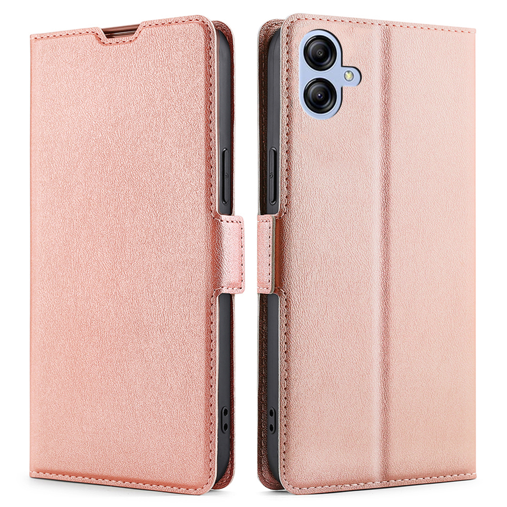 For Samsung Galaxy A04e 4G / F04 4G / M04 4G PU Leather Hands-free Stand Phone Cover Dual Magnetic Clasp Card Holder Protective Case - Rose Gold, Galaxy A04e 4G
For Samsung Galaxy A04e 4G / F04 4G / M04 4G PU Leather Hands-free Stand Phone Cover Dual Magnetic Clasp Card Holder Protective Case - Rose Gold, Galaxy A04e 4G