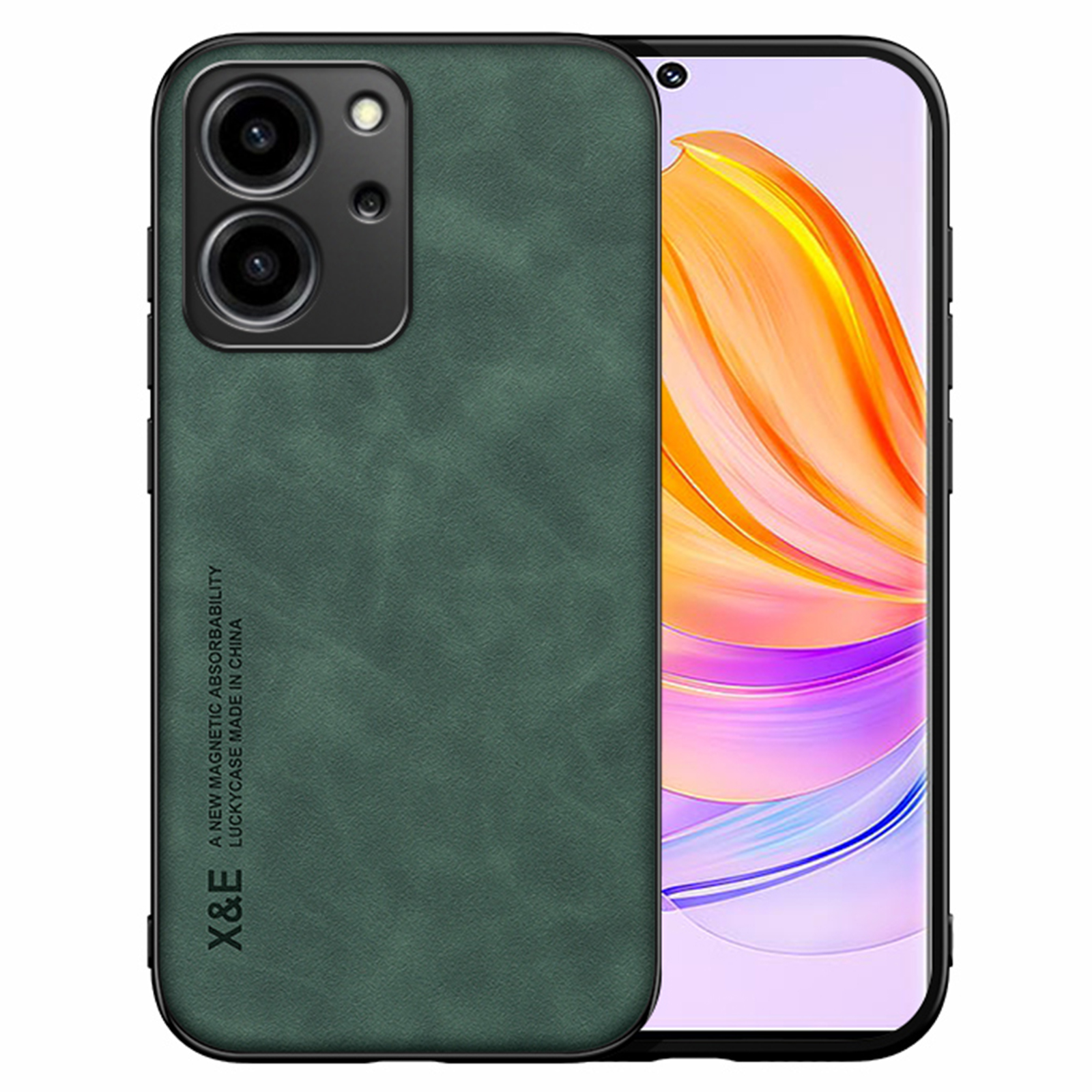 x & e Skin-touch Feel Phone Hülle Für Honor 80 SE 5G, PU Lederbeschichtete Tpu+pc-rückdecke Mit Integriertem Metallblech - Grün, Honor 80 SE 5G
x & e Skin-touch Feel Phone Hülle Für Honor 80 SE 5G, PU Lederbeschichtete Tpu+pc-rückdecke Mit Integriertem Metallblech - Grün, Honor 80 SE 5G