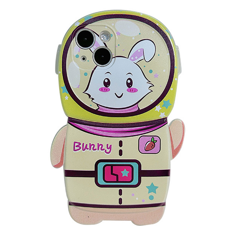 For iPhone 14 Flexible TPU Cell Phone Case Imprinted Cute Astronaut Bunny Pattern Phone Cover, iPhone 14
For iPhone 14 Flexible TPU Cell Phone Case Imprinted Cute Astronaut Bunny Pattern Phone Cover, iPhone 14