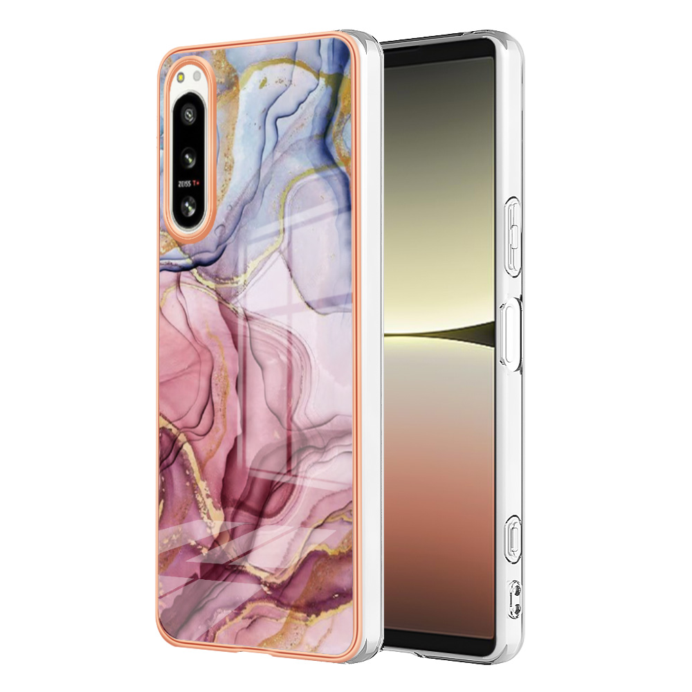 2,0 mm Marmormuster IMD Telefon Hülle Für Sony Xperia 5 IV 5G Schockfeste Tpu-hülle YB IMD Series-16 Style E Electroplating Rückenabdeckung - Roségold, Xperia 5 IV 5G
2,0 mm Marmormuster IMD Telefon Hülle Für Sony Xperia 5 IV 5G Schockfeste Tpu-hülle YB IMD Series-16 Style E Electroplating Rückenabdeckung - Roségold, Xperia 5 IV 5G