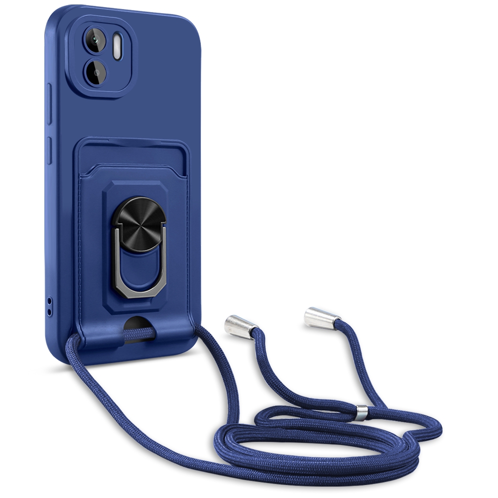 Für Xiaomi Redmi A1 4G Precise Objektiv Ausschnitt PC+TPU Anti-drop-telefonhülle Ring-kick-stand-kartenhalterabdeckung Mit Lanyard - Blau, Xiaomi Redmi A2 4G
Für Xiaomi Redmi A1 4G Precise Objektiv Ausschnitt PC+TPU Anti-drop-telefonhülle Ring-kick-stand-kartenhalterabdeckung Mit Lanyard - Blau, Xiaomi Redmi A2 4G