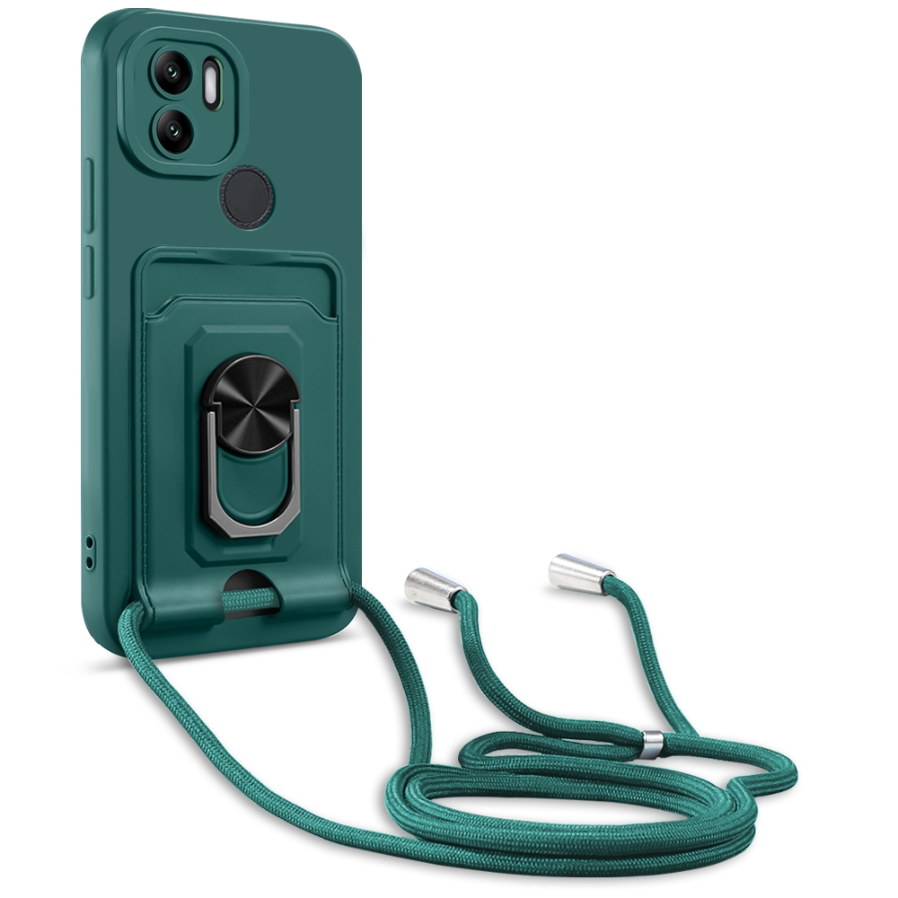 Für Xiaomi Redmi A1+ 4G Precise Objektivausschnittsringhalter Kickstand -hälfte Kartenhalter Pc+ Tpu Hybrid -hybridabdeckung Mit Lanyard - Schwarzgrün, Xiaomi Redmi A1+ 4G
Für Xiaomi Redmi A1+ 4G Precise Objektivausschnittsringhalter Kickstand -hälfte Kartenhalter Pc+ Tpu Hybrid -hybridabdeckung Mit Lanyard - Schwarzgrün, Xiaomi Redmi A1+ 4G