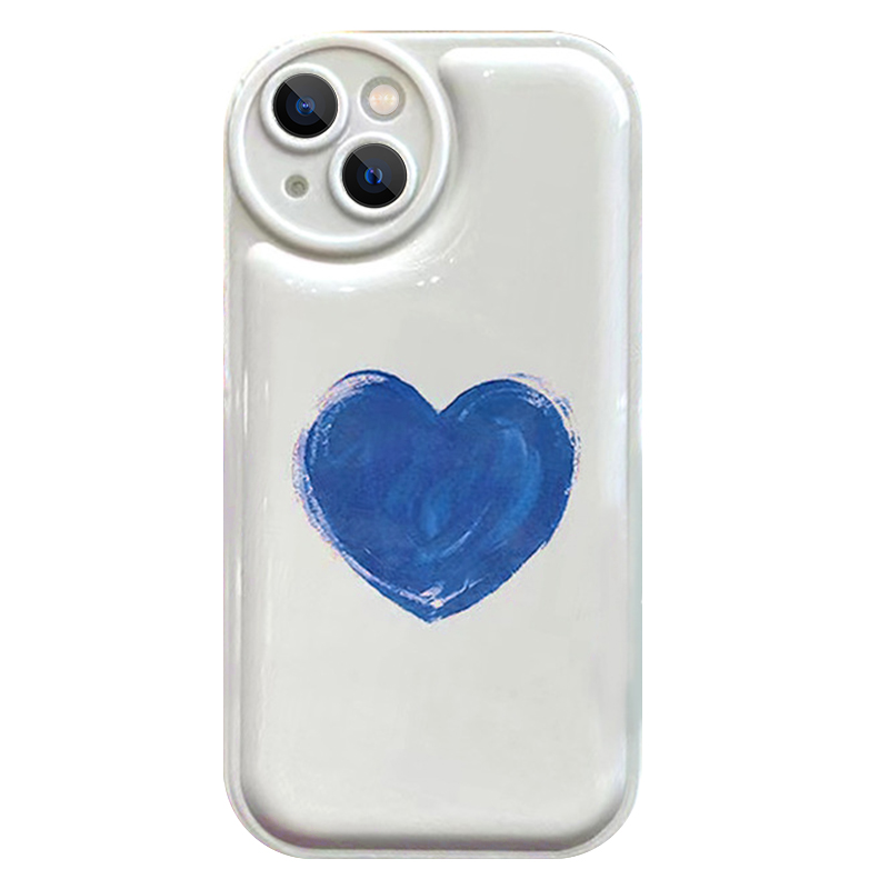 For iPhone 14 Plus Cell Phone Cover 1.5mm Thick Phone Case Shockproof Air Cushion Heart Pattern Printing Phone Back Protector - Blue, iPhone 14 Plus
For iPhone 14 Plus Cell Phone Cover 1.5mm Thick Phone Case Shockproof Air Cushion Heart Pattern Printing Phone Back Protector - Blue, iPhone 14 Plus