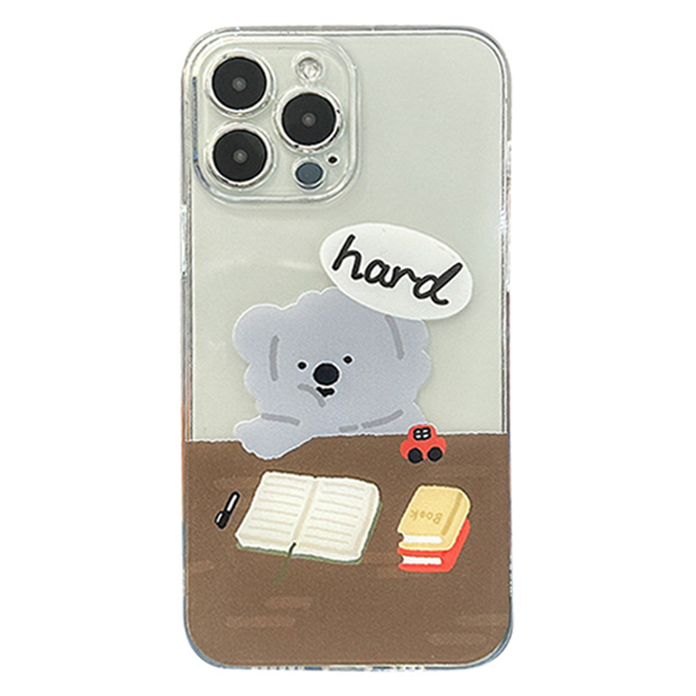 For iPhone 14 Pro Max Cute Hard-Working Koala Pattern Printed Cover 1.5mm Thickness Transparent TPU Phone Case, iPhone 14 Pro Max
For iPhone 14 Pro Max Cute Hard-Working Koala Pattern Printed Cover 1.5mm Thickness Transparent TPU Phone Case, iPhone 14 Pro Max
