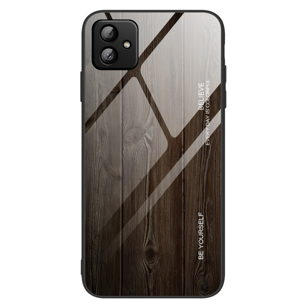 For Samsung Galaxy A04 4G (164.4 x 76.3 x 9.1 mm) Wooden Pattern Back Protector Tempered Glass Shell Phone Case TPU Frame Protective Cover - Black, Galaxy A04 4G (164.4 x 76.3 x 9.1 mm)
For Samsung Galaxy A04 4G (164.4 x 76.3 x 9.1 mm) Wooden Pattern Back Protector Tempered Glass Shell Phone Case TPU Frame Protective Cover - Black, Galaxy A04 4G (164.4 x 76.3 x 9.1 mm)