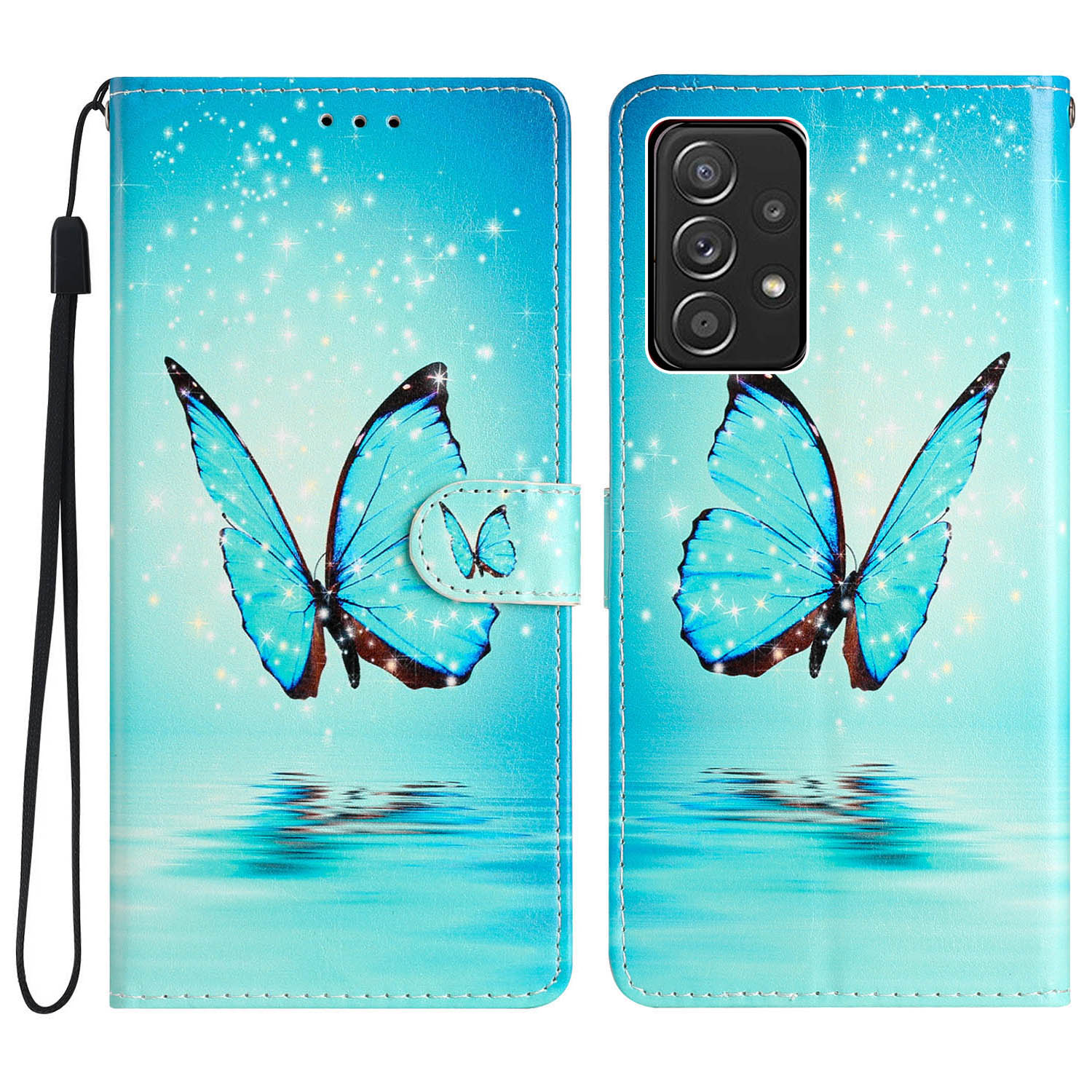 Для Samsung Galaxy A23 5G (Global Version) PU - Голубая Бабочка, Galaxy A23 5G (Global Version)
Для Samsung Galaxy A23 5G (Global Version) PU - Голубая Бабочка, Galaxy A23 5G (Global Version)