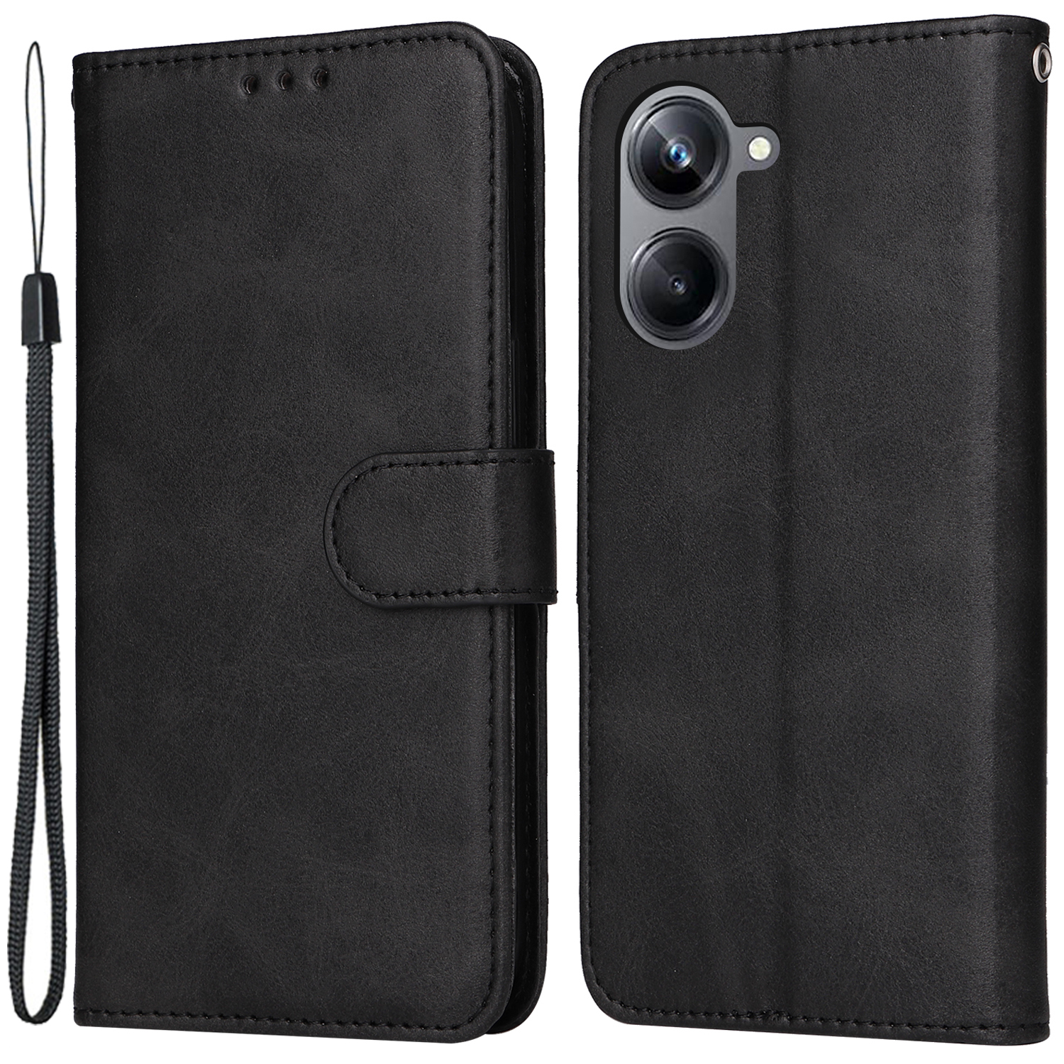 Für Realme 10 Pro 5G Full Protection PU Leder Folio Phone Hülle Wade Textur Magnetic Flip Wallet Ständer Telefonabdeckung Mit Riemen - Schwarz, Realme 10 Pro 5G
Für Realme 10 Pro 5G Full Protection PU Leder Folio Phone Hülle Wade Textur Magnetic Flip Wallet Ständer Telefonabdeckung Mit Riemen - Schwarz, Realme 10 Pro 5G