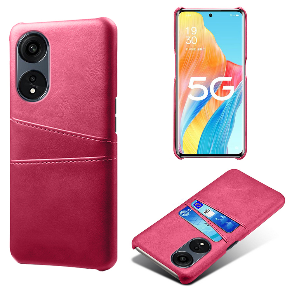 Für Oppo A1 Pro 5G PU Leder Beschichtete Hartpc-telefonhülle Dual-card-slots Nicht-schlupf-verschleißschutzschutzabdeckung - Rose, Oppo A1 Pro 5G
Für Oppo A1 Pro 5G PU Leder Beschichtete Hartpc-telefonhülle Dual-card-slots Nicht-schlupf-verschleißschutzschutzabdeckung - Rose, Oppo A1 Pro 5G