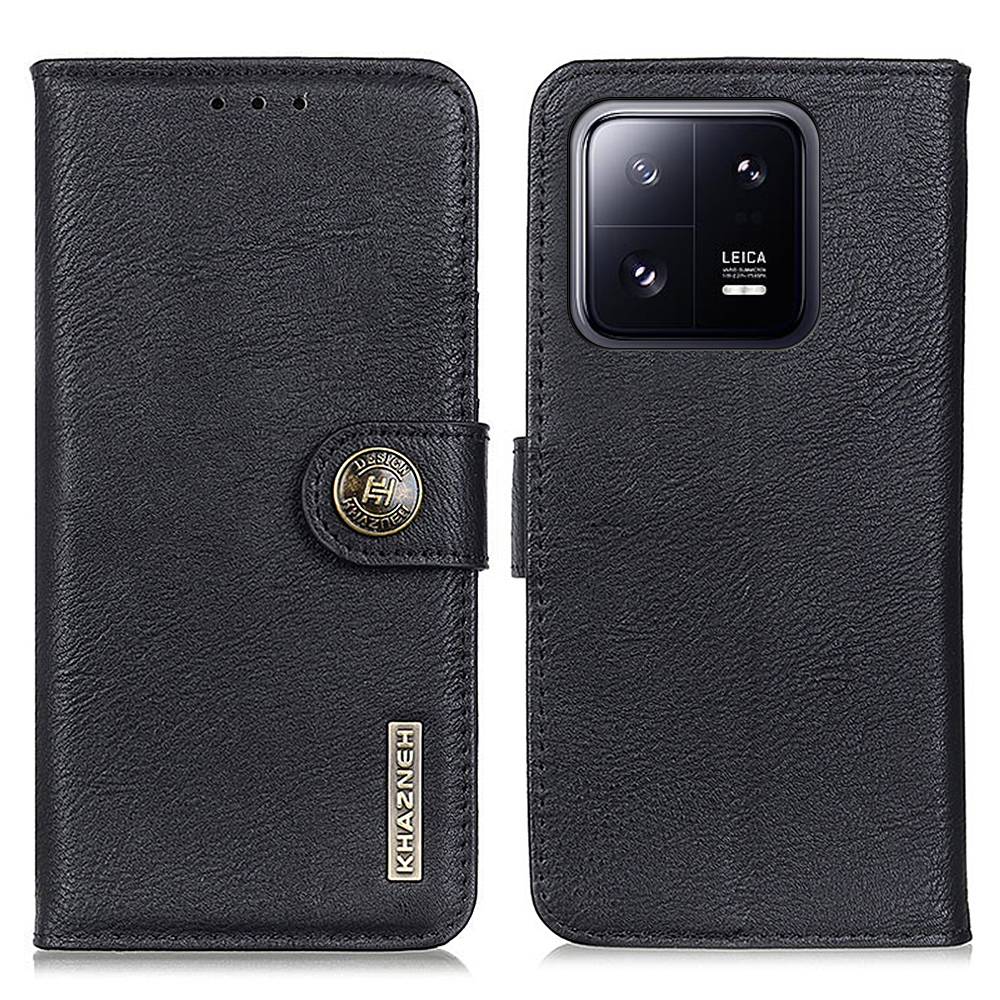 Khazneh Anti-kratzer-mobiltelefonabdeckung Für Xiaomi 13 Pro 5G, Cowhide Textur PU Leder Schockdichte Flip Phone Wallet Hülle Faltbare Ständer - Schwarz, Xiaomi 13 Pro 5G
Khazneh Anti-kratzer-mobiltelefonabdeckung Für Xiaomi 13 Pro 5G, Cowhide Textur PU Leder Schockdichte Flip Phone Wallet Hülle Faltbare Ständer - Schwarz, Xiaomi 13 Pro 5G