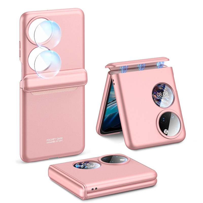 GKK Für Huawei P50 Pocket Hard PC Phone Hülle Magnetische Scharnier Vollschutzabdeckung Mit Hinterem Kleinem Screenfilm / Kamera -objektivfilm - Roségold, Huawei P50 Pocket
GKK Für Huawei P50 Pocket Hard PC Phone Hülle Magnetische Scharnier Vollschutzabdeckung Mit Hinterem Kleinem Screenfilm / Kamera -objektivfilm - Roségold, Huawei P50 Pocket