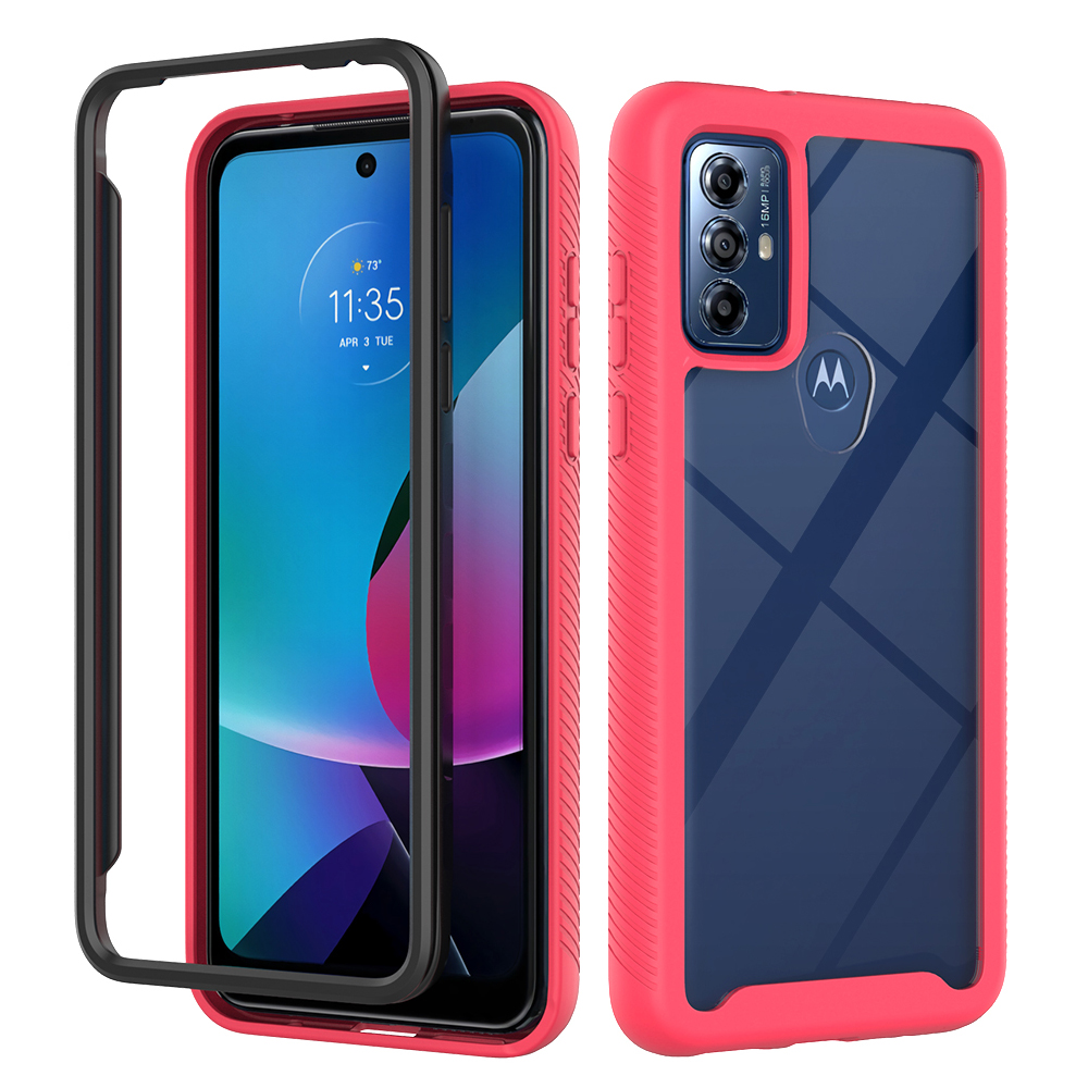 Für Motorola Moto G Play (2023) 4G Anti-drop Transparentes Telefongehäuse Hartes Acryl + PC + Soft TPU Hybridabdeckung - Rose, Motorola Moto G Play (2023) 4G
Für Motorola Moto G Play (2023) 4G Anti-drop Transparentes Telefongehäuse Hartes Acryl + PC + Soft TPU Hybridabdeckung - Rose, Motorola Moto G Play (2023) 4G