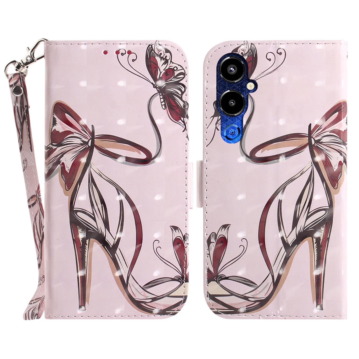 Für Tecno Pova 4 Pro 4G PU Leder 3d-muster Druckphase-abdeckungswechsel Brieftasche Anti-kratzer-mobiltelefonhülle Mit Riemen - Schmetterling High Heels, Tecno Pova 4 Pro 4G
Für Tecno Pova 4 Pro 4G PU Leder 3d-muster Druckphase-abdeckungswechsel Brieftasche Anti-kratzer-mobiltelefonhülle Mit Riemen - Schmetterling High Heels, Tecno Pova 4 Pro 4G