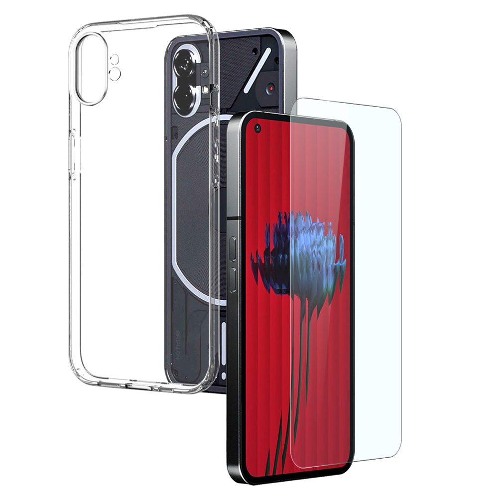 Northjo Für Nichts Telefon (1) 5G 2-in-1-design Anti-gelben-telefonhülle Weiche Klare Tpu-abdeckung + Temperierter Glasschriftenschutzschutz - Transparent, Nothing phone (1) 5G
Northjo Für Nichts Telefon (1) 5G 2-in-1-design Anti-gelben-telefonhülle Weiche Klare Tpu-abdeckung + Temperierter Glasschriftenschutzschutz - Transparent, Nothing phone (1) 5G