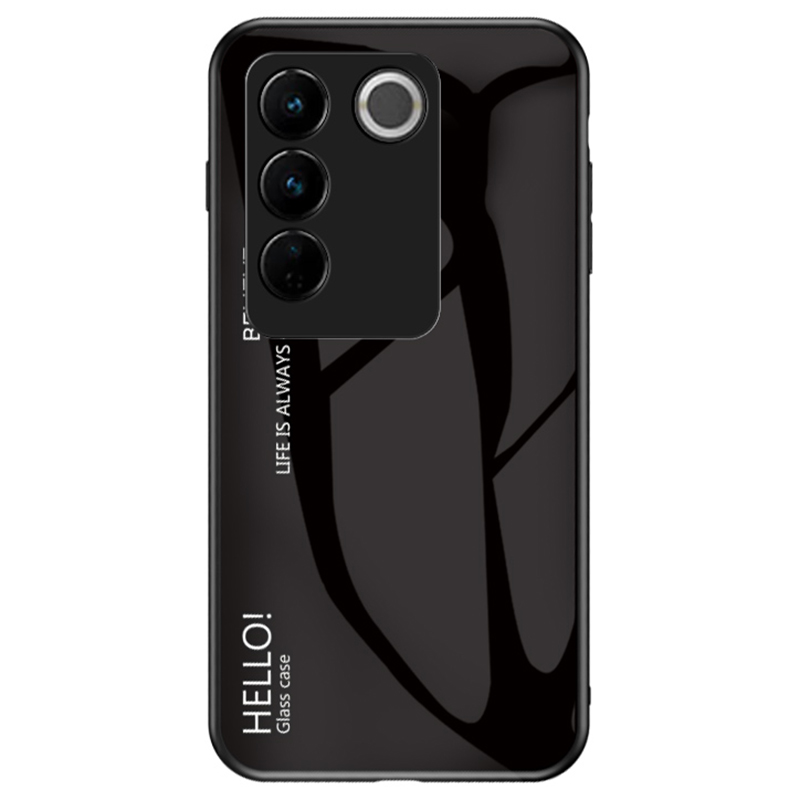 Für Vivo S16 / S16 Pro-gradientenfarbe Fällenfestes, Geschmittertes Glas Rückenschale Hartes PC Weiches TPU Hybrid Telefon Fall - Schwarz, vivo S16
Für Vivo S16 / S16 Pro-gradientenfarbe Fällenfestes, Geschmittertes Glas Rückenschale Hartes PC Weiches TPU Hybrid Telefon Fall - Schwarz, vivo S16