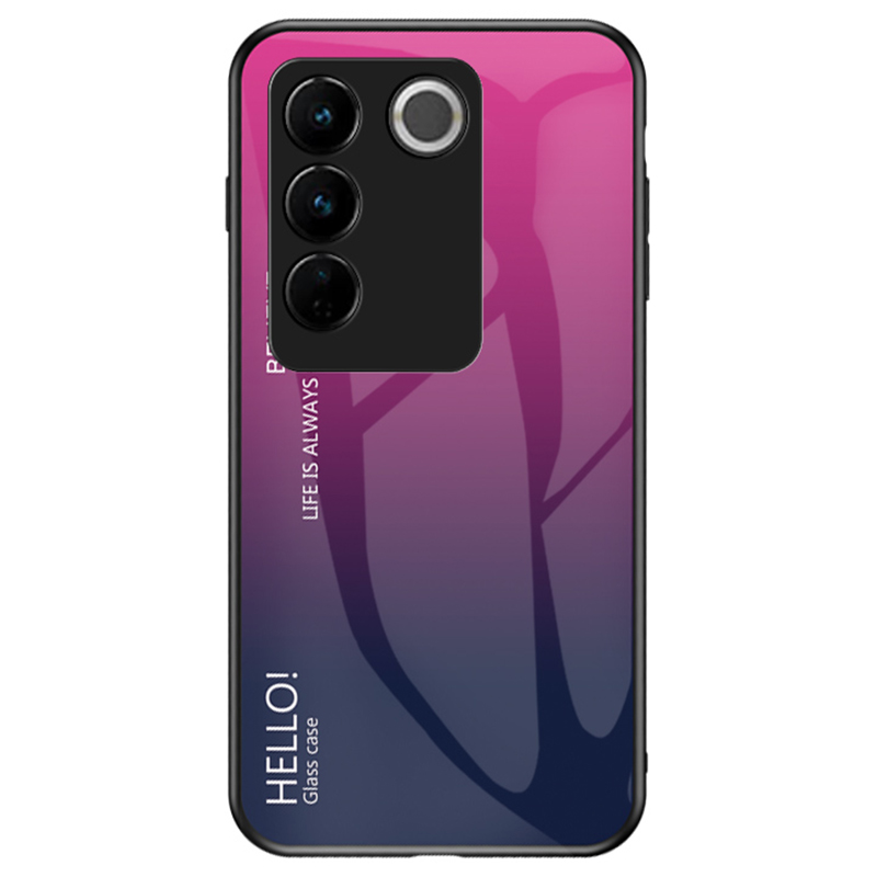 Für Vivo S16 / S16 Pro-gradientenfarbe Fällenfestes, Geschmittertes Glas Rückenschale Hartes PC Weiches TPU Hybrid Telefon Fall - Gradient Rose, vivo S16
Für Vivo S16 / S16 Pro-gradientenfarbe Fällenfestes, Geschmittertes Glas Rückenschale Hartes PC Weiches TPU Hybrid Telefon Fall - Gradient Rose, vivo S16