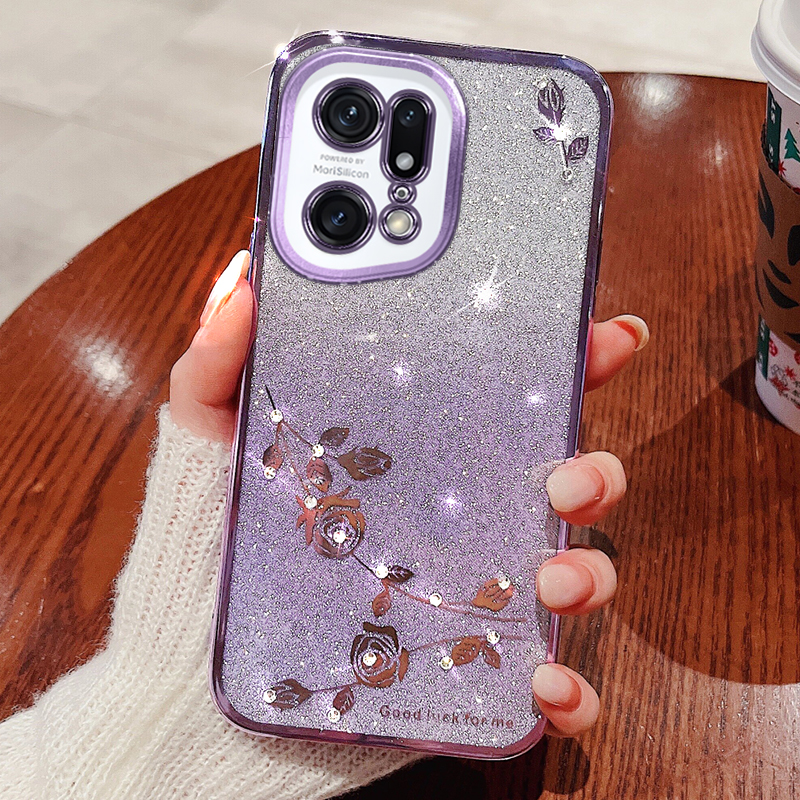Für Oppo Finden Sie X5 Pro 5G Mobiltelefon Fallfall Strassblütenmuster -gradientenfarbe Glitzer Pulver TPU -abdeckung Beschützer - Violett, Oppo Find X5 Pro
Für Oppo Finden Sie X5 Pro 5G Mobiltelefon Fallfall Strassblütenmuster -gradientenfarbe Glitzer Pulver TPU -abdeckung Beschützer - Violett, Oppo Find X5 Pro