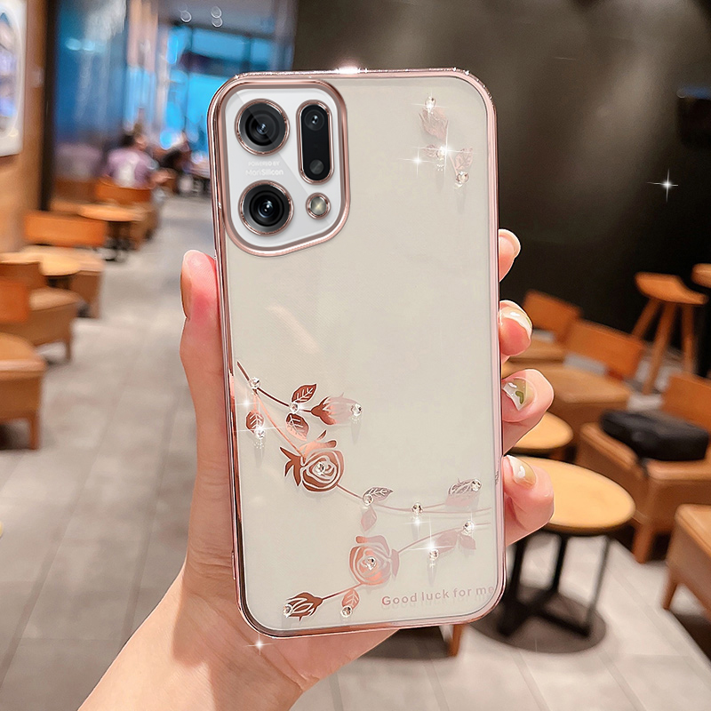 Für Oppo Finden Sie X5 Elektroplierendes Strass-dekorblüter-blumenmuster Anti-schock-telefon Zurück-deckel Drop-sof-weich-tpu-telefonhülle - Roségold, Oppo Find X5
Für Oppo Finden Sie X5 Elektroplierendes Strass-dekorblüter-blumenmuster Anti-schock-telefon Zurück-deckel Drop-sof-weich-tpu-telefonhülle - Roségold, Oppo Find X5