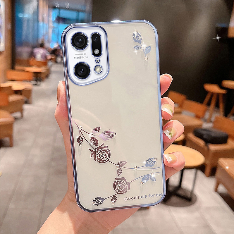 Blumenmuster TPU -telefonkoffer Für Oppo Find X5 Pro 5G, Strass Decor Electroplating Phone Rückenabdeckung - Blau, Oppo Find X5 Pro
Blumenmuster TPU -telefonkoffer Für Oppo Find X5 Pro 5G, Strass Decor Electroplating Phone Rückenabdeckung - Blau, Oppo Find X5 Pro