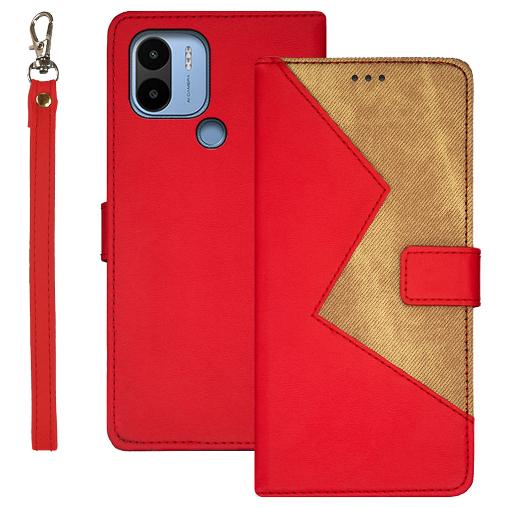 Idewei Für Xiaomi Poco C50 4G Karte Slots Farbe Spleißen Vollständig Verpacktes Ledermagnethülle Mit Handgelenkriemen - Rot, Xiaomi Poco C50 4G
Idewei Für Xiaomi Poco C50 4G Karte Slots Farbe Spleißen Vollständig Verpacktes Ledermagnethülle Mit Handgelenkriemen - Rot, Xiaomi Poco C50 4G