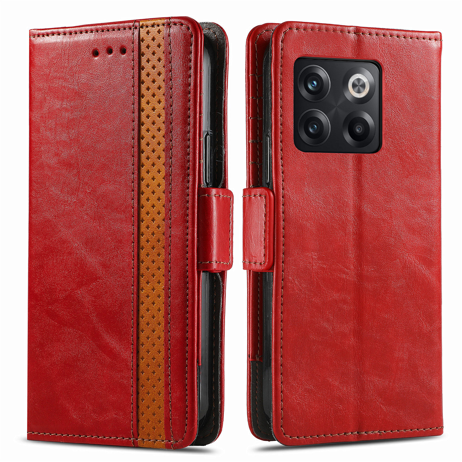 Caseneo 002 -serie Für OnePlus 10T 5G / Ace Pro 5G RFID Blockierende Lederhülle Business Spleißstil Phone Stand Wallet Deckung - Rot, OnePlus 10T 5G
Caseneo 002 -serie Für OnePlus 10T 5G / Ace Pro 5G RFID Blockierende Lederhülle Business Spleißstil Phone Stand Wallet Deckung - Rot, OnePlus 10T 5G