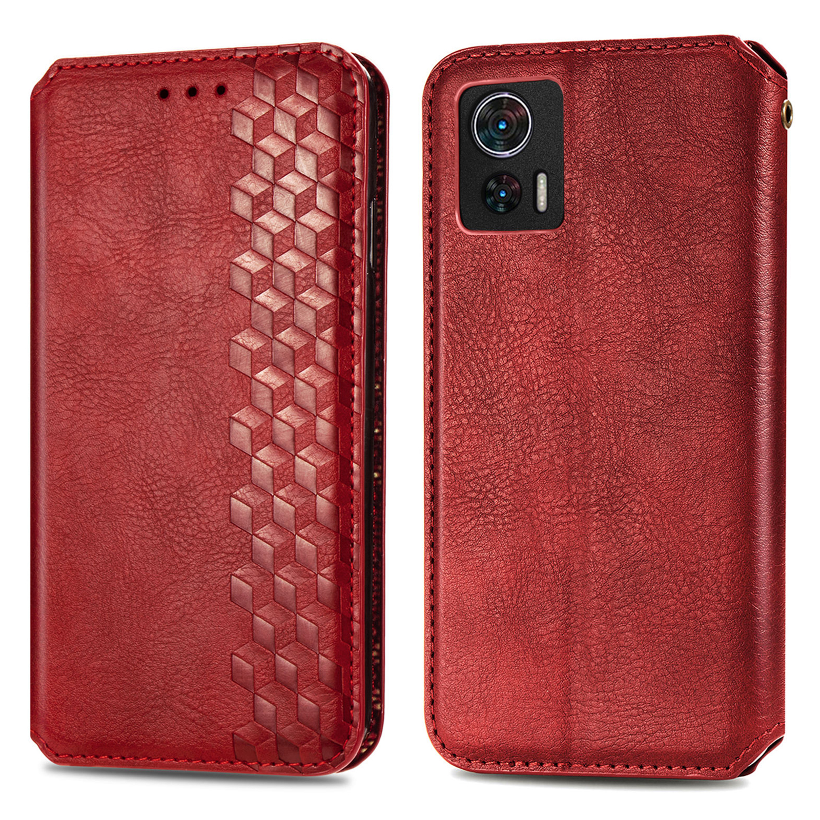 Für Motorola Edge 30 Neo 5G / Kante 30 Lite 5G Telefon Hülle Brieftasche Magnetisch Automatisch Absorbiertem Rhombus-lederfaltabdeckung - Rot, Motorola Edge 30 Neo 5G
Für Motorola Edge 30 Neo 5G / Kante 30 Lite 5G Telefon Hülle Brieftasche Magnetisch Automatisch Absorbiertem Rhombus-lederfaltabdeckung - Rot, Motorola Edge 30 Neo 5G