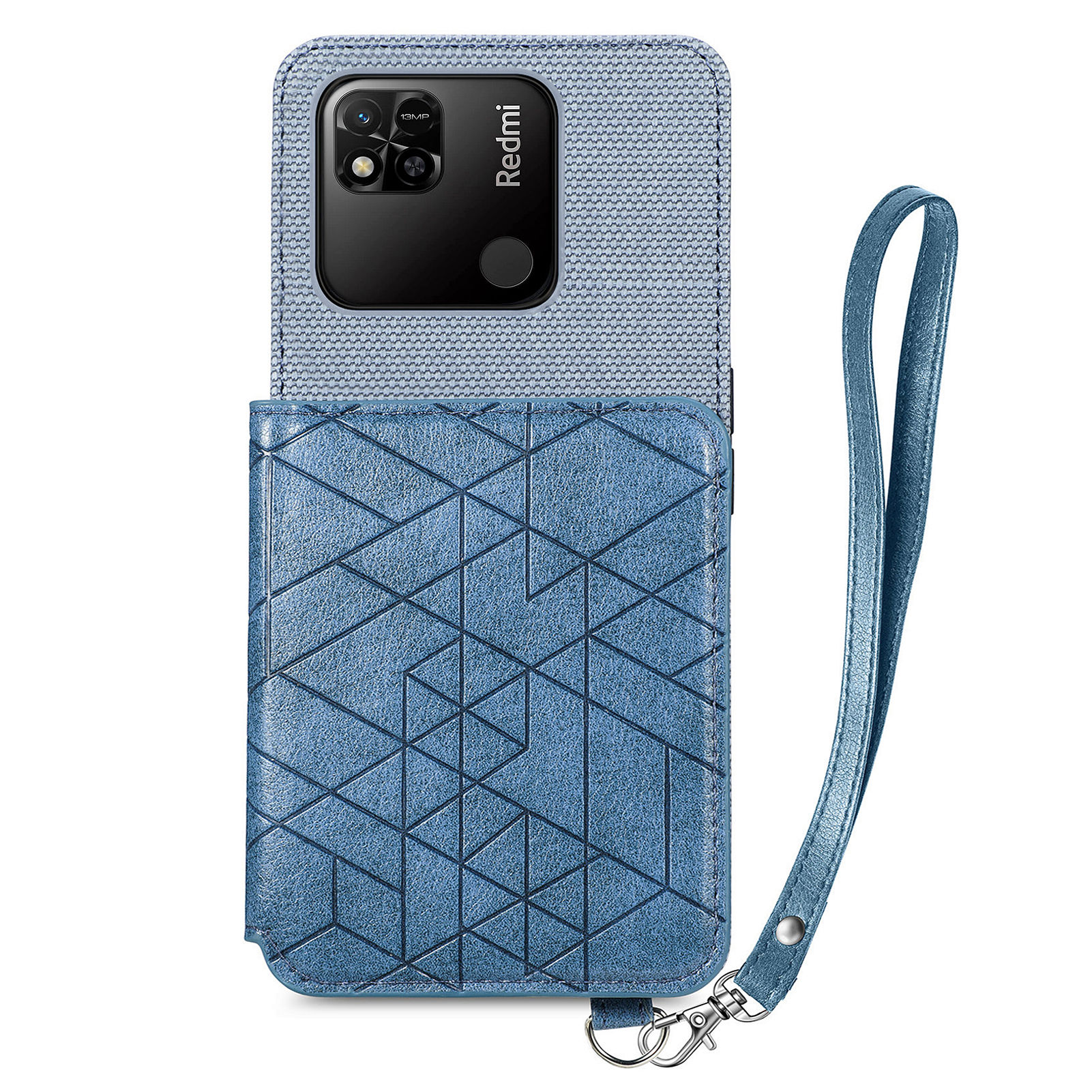 Für Xiaomi Redmi 9c / Redmi 9c NFC / Redmi 10A Drop-proof-telefonhülle Mit Riemen-kickstand-pu-leder + TPU Geometrie Eingeprägter Handyabdeckung - Blau, Xiaomi Redmi 9C
Für Xiaomi Redmi 9c / Redmi 9c NFC / Redmi 10A Drop-proof-telefonhülle Mit Riemen-kickstand-pu-leder + TPU Geometrie Eingeprägter Handyabdeckung - Blau, Xiaomi Redmi 9C