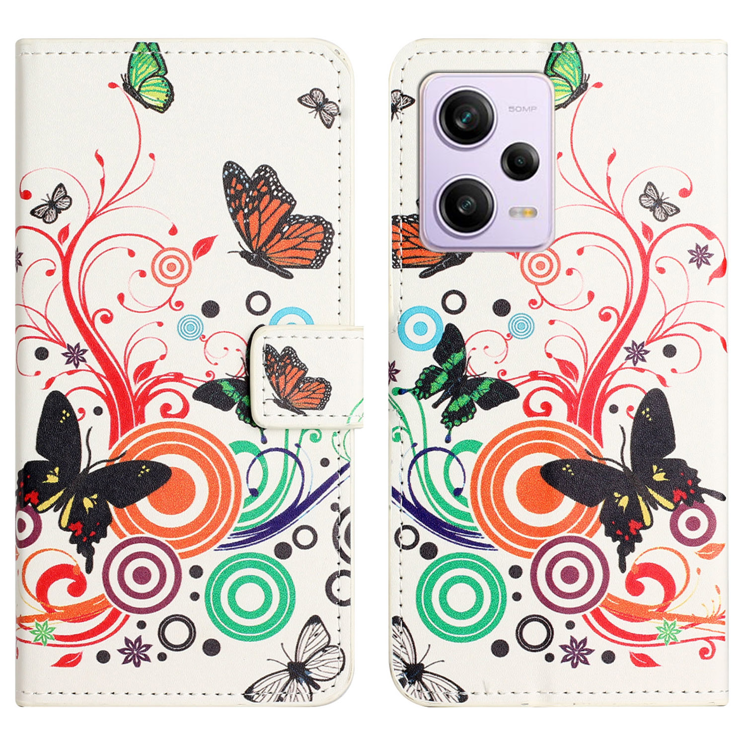 Brieftasche Telefonhülle Für Xiaomi Redmi Note 12 Pro 5G, Musterdruck PU Lederständer Cover - Weiss / Schmetterlinge, Xiaomi Redmi Note 12 Pro 5G
Brieftasche Telefonhülle Für Xiaomi Redmi Note 12 Pro 5G, Musterdruck PU Lederständer Cover - Weiss / Schmetterlinge, Xiaomi Redmi Note 12 Pro 5G