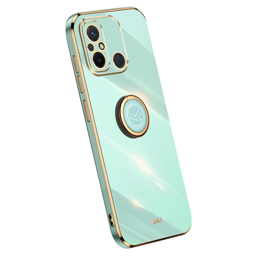 Xinli Für Xiaomi Redmi 12C 4G Ring Kickstand Phone Protective Case Elektroplieren Goldener Kanten TPU -rückenabdeckung - Cyan, Xiaomi Redmi 12C 4G
Xinli Für Xiaomi Redmi 12C 4G Ring Kickstand Phone Protective Case Elektroplieren Goldener Kanten TPU -rückenabdeckung - Cyan, Xiaomi Redmi 12C 4G